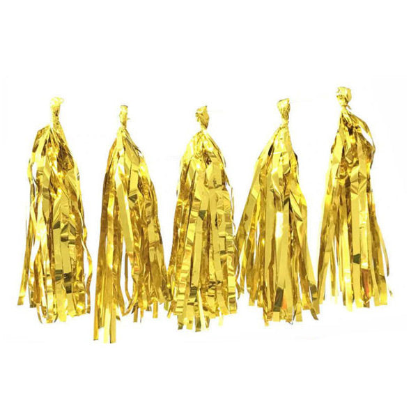 Tissue Paper Tassel Garland Single color