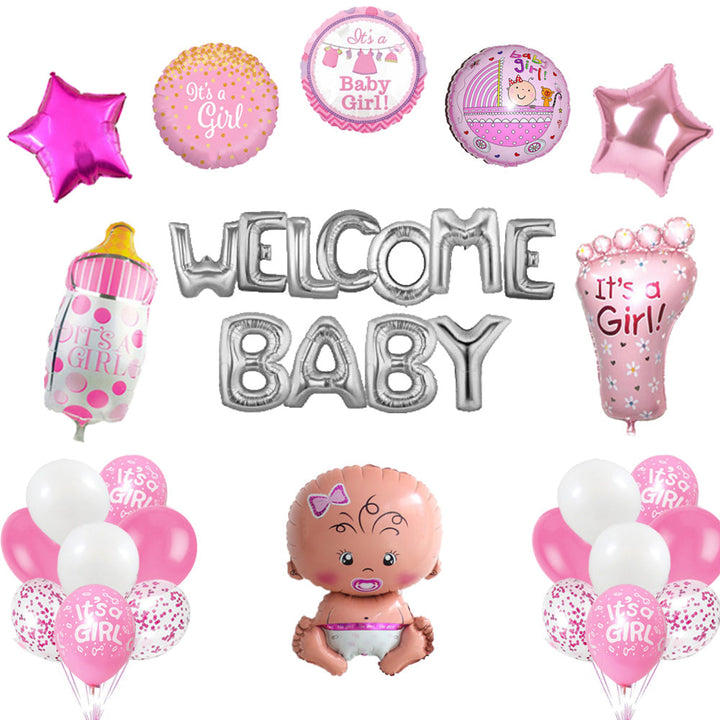 Welcome baby Girl Silver