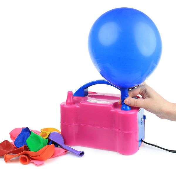 Electric Balloon Pump, Balloons Inflator, Dual Nozzle- 220V- 600W